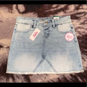 NWT Girls Justice Jean Skirt